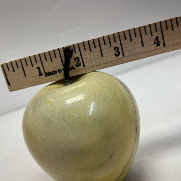 Decorative Onyx Apple Paperweight Over‎ 1 lb - Picture 6 of 6